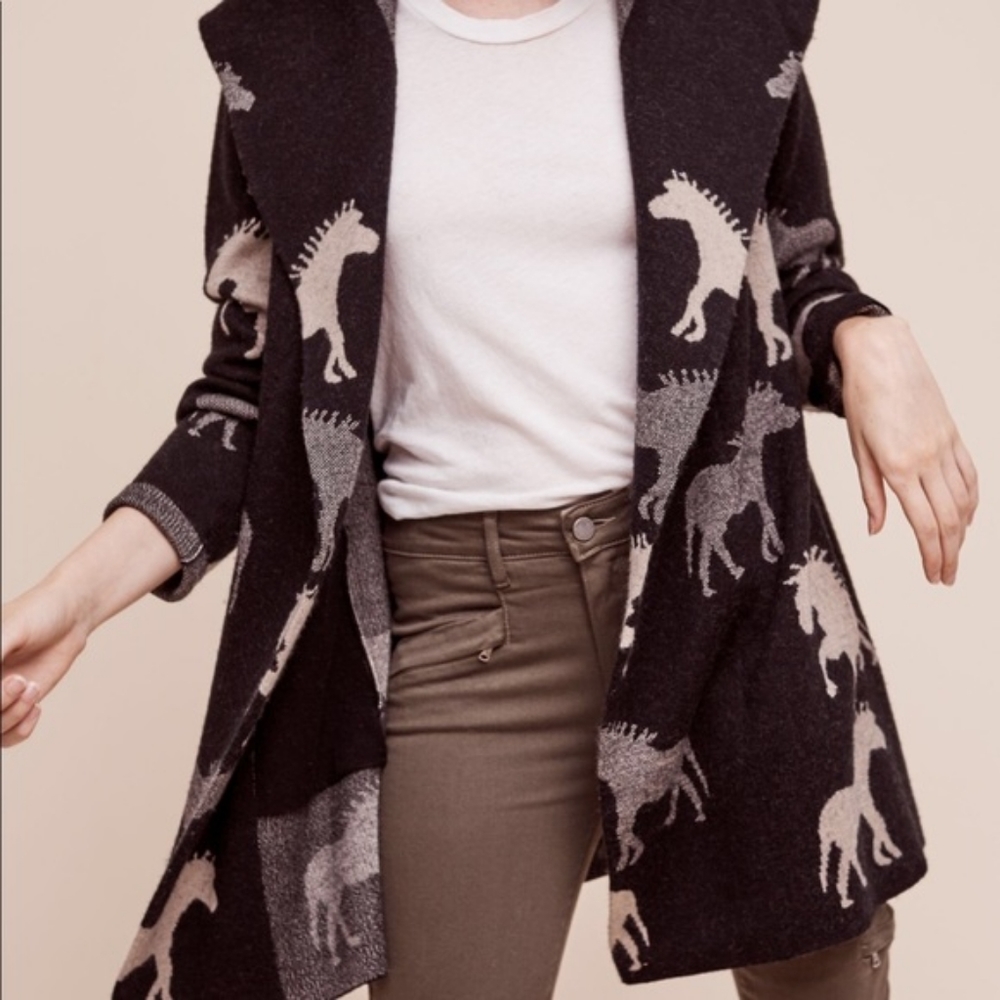 Anthropologie sweater jacket